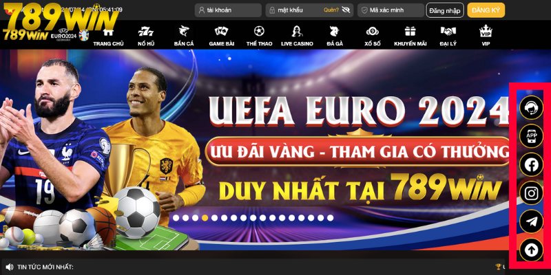 CSKH 789Win với nhiều hình thức liên hệ khác nhau